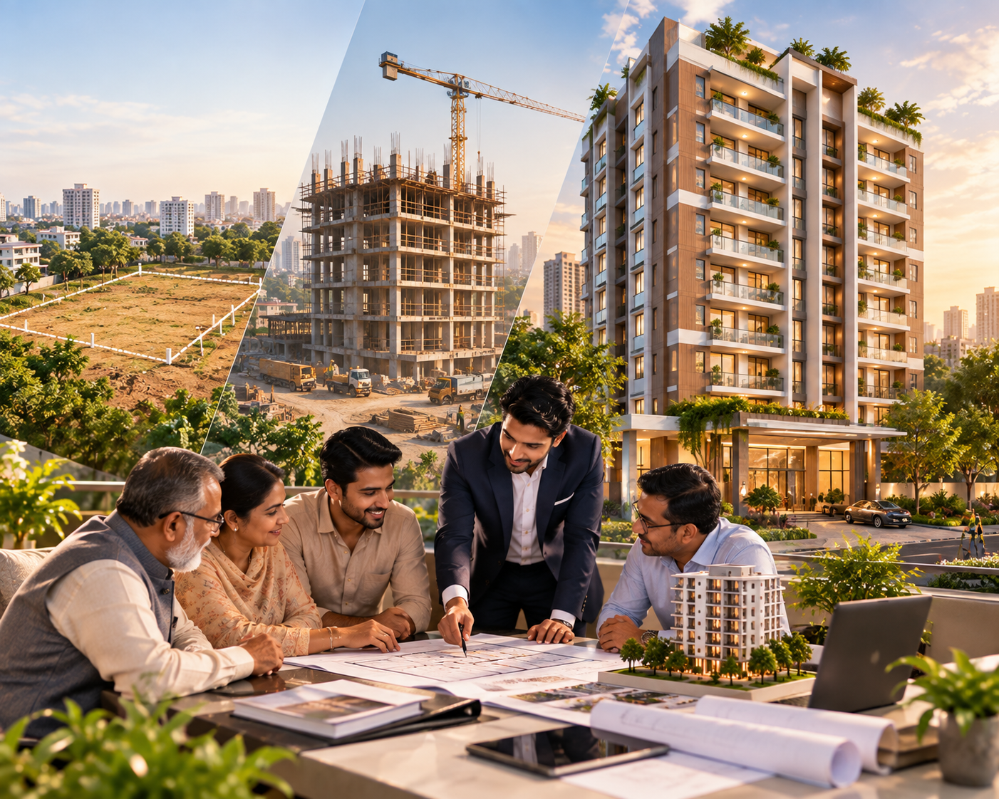 Shared Land Ownership, Complete Flat Delivery